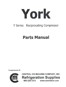 YorkYSeriesCompressorPartsManual-Cover